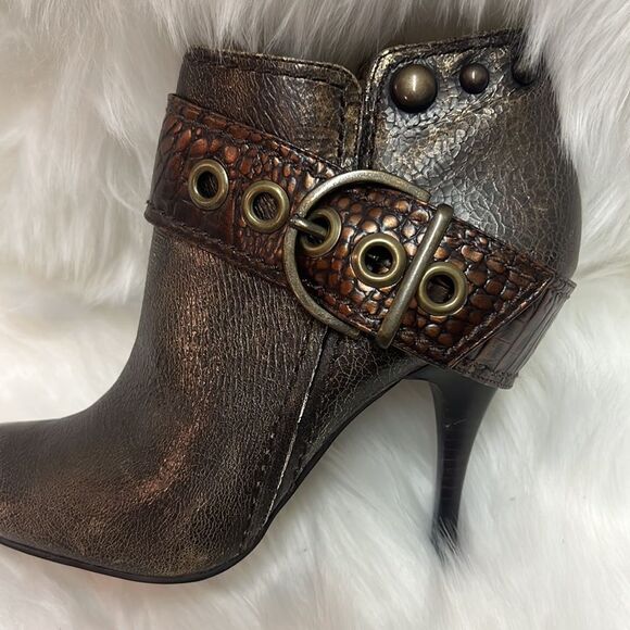 Carlos Santana Avenger T. Moro print boots Size 7 D19 - Picture 6 of 7